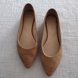 Nisolo Women’s Flats Size 6.5 Suede Leather Shoes Ballet